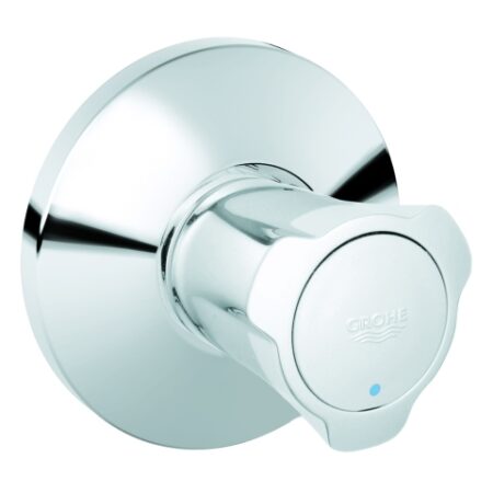 GROHE Unterputz-Ventil Oberbau Costa 19808_1, Einbautiefe stufenlos einstellbar, 20 - 80 mm, Markierung blau, chrom