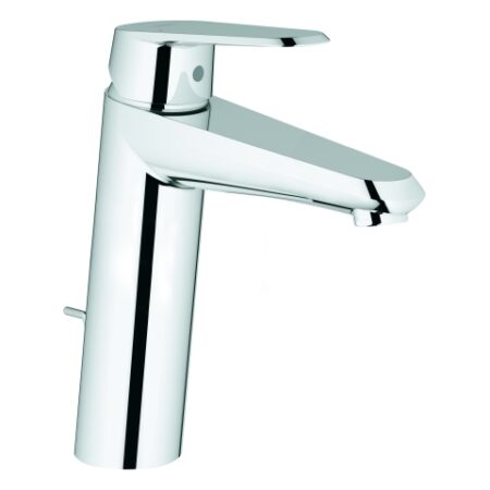 GROHE Einhand-Waschtischbatterie Eurodisc Cosmopolitan 23448_2, M-Size, Einlochmontage, Zugstangen-Ablaufgarnitur 1 1/4'', chrom