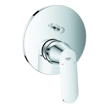 GROHE Einhand-Wannenbatterie Eurosmart Cosmopolitan 24045, Fertigmontageset für Rapido SmartBox, chrom