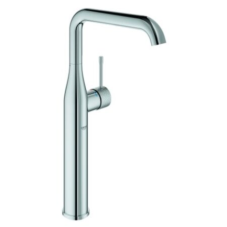 GROHE Einhand-Waschtischbatterie Essence 24170_1, XL-Size, Crafted Bedienungshebel aus Metall, glatter Körper, crafted chrom