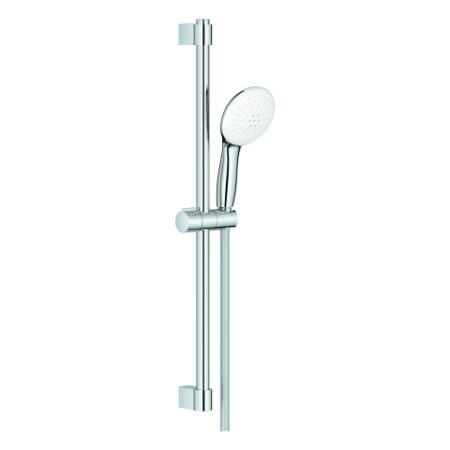 GROHE Brausestangenset Tempesta 110 26162_3, 600mm, 2 Strahlarten: Rain/Jet, Brauseschlauch Relexaflex 1.750mm, maximaler Durchfluss bei 3 bar: 7,4 l/min, chrom