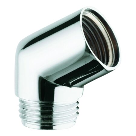 GROHE Adapter Rainshower Aqua 26893, 1/2'' x 1/2'', Metall, zur Verwendung mit Brausehalter oder Brausestange, chrom