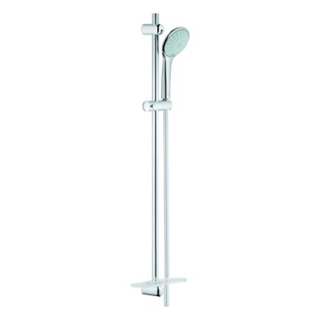 GROHE Brausestangenset Euphoria 110 Duo 27225_1, 2 Strahlarten, maximaler Durchfluss bei 3 bar: 16,6 l/min, Brausestange 900 mm, Ablage, chrom