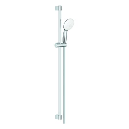 GROHE Brausestangenset Tempesta 110 27646_3, 900mm, Handbrause Tempesta 110, 2 Strahlarten: Rain/Jet, maximaler Durchfluss bei 3 bar: 13.5 l/min, Brauseschlauch Relexaflex 1.750mm, chrom