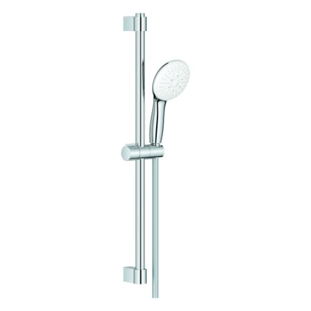 GROHE Brausestangenset Tempesta 110 27794_3, 600mm, Handbrause Tempesta 110, 3 Strahlarten: Rain/Jet/Massage, maximaler Durchfluss bei 3 bar: 13.5 l/min, Brauseschlauch Relexaflex 1.750mm, chrom
