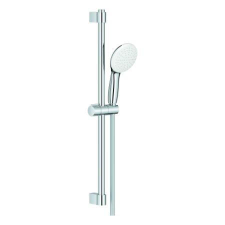 GROHE Brausestangenset Tempesta 110 27853_3, 600mm, Handbrause Tempesta 110, 1 Strahlart, maximaler Durchfluss bei 3 bar: 16,6 l/min, Brauseschlauch Relexaflex 1.750mm, chrom