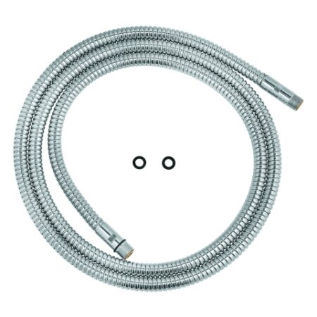 GROHE Metallbrauseschlauch 28146, 2.000 mm, M15 x M15, chrom