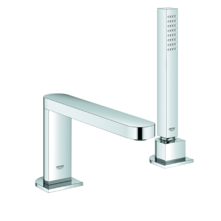 GROHE 4-Loch-Einhand-Wannenkombination Plus 29307_4, Brauseset Euphoria Cube, chrom