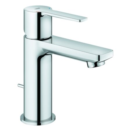 GROHE Einhand-Waschtischbatterie Lineare 32109_1, XS-Size, Einlochmontage, Zugstangen-Ablaufgarnitur 1 1/4'', chrom