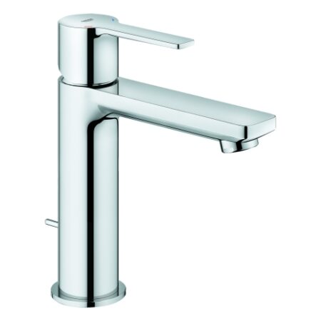 GROHE Einhand-Waschtischbatterie Lineare 32114_1, S-Size, Einlochmontage, Zugstangen-Ablaufgarnitur 1 1/4'', chrom