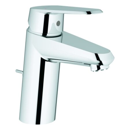 GROHE Einhand-Waschtischbatterie Eurodisc Cosmopolitan 33177_2, S-Size, Einlochmontage, Zugstangen-Ablaufgarnitur 1 1/4'', chrom