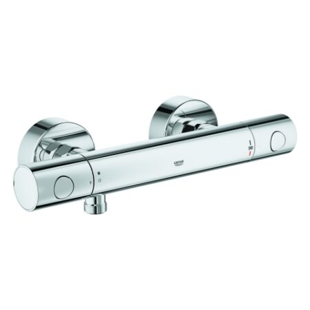 GROHE Thermostat-Brausebatterie Grohtherm 800 Cosmopolitan 34765, Wandmontage, chrom
