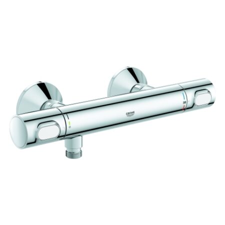 GROHE Thermostat-Brausebatterie Grohtherm 500 34793, Wandmontage, eigensicher, chrom