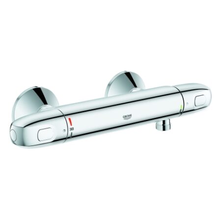 GROHE Thermostat-Brausebatterie Grohtherm 1000 34814_3, Wandmontage, eigensicher, Professional Edition, chrom