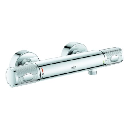 GROHE Thermostat-Brausebatterie Grohtherm 1000 Performance 34827, Wandmontage, eigensicher, Professional Edition, chrom