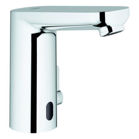 GROHE Infrarot-Elektronik für Waschtisch Eurosmart CE 36324_1, mit Mischung, und variabel einstellbarem Temperaturbegrenzer, mit Steckertrafo 100-230 V AC, 50-60 Hz, 6 V DC, Niederdruck für offene Warmwasserbereiter, chrom