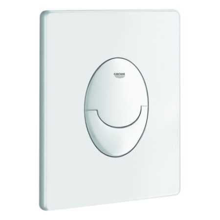 GROHE WC-Betätigung Skate Air 38505, 2-Mengen- und Start & Stopp-Betätigung, 156 x 197 mm, senkrechte Montage, alpinweiß