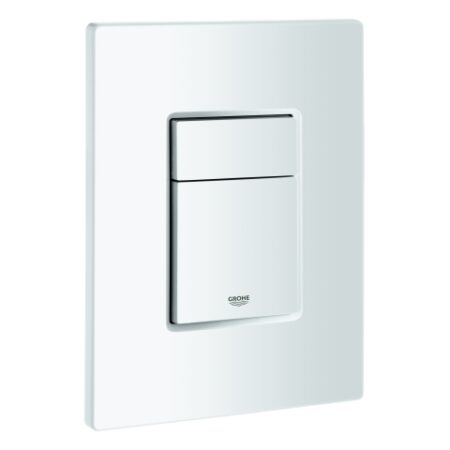 GROHE WC-Betätigung Skate Cosmopolitan 38732, 2-Mengen- und Start & Stopp-Betätigung, 156 x 197 mm, senkrechte und waagerechte Montage, alpinweiß