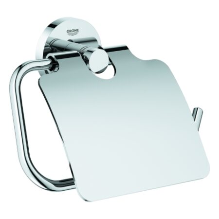 GROHE WC-Papierhalter Essentials 40367_1, mit Deckel, chrom