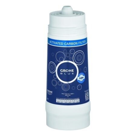 GROHE Aktivkohlefilter GROHE Blue 40547_1, für Regionen mit Wasserhärte unter 9° dKH, Kapazität 3000 Liter