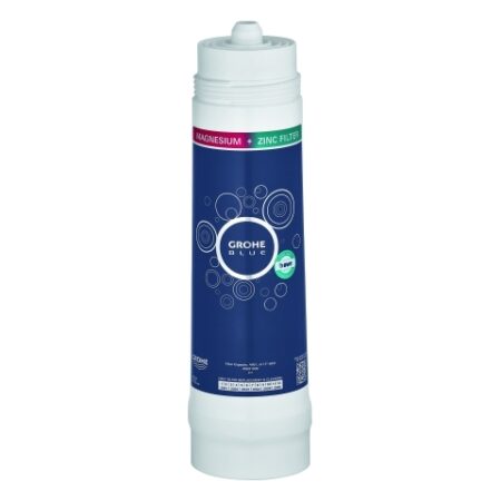 GROHE Magnesium + Zink Filter GROHE Blue 40691_2, BWT Austauschfilter für GROHE Blue Systeme, Kapazität 400 Liter bei 17° dGH