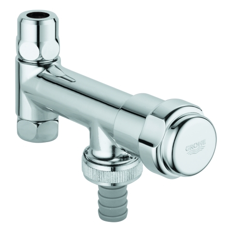 GROHE Original WAS Ventil Eckfix 41030, DN 10, Fettkammer-Oberteil 3/8'' für den absperrbaren Schlauchanschluss, eigensicher, chrom