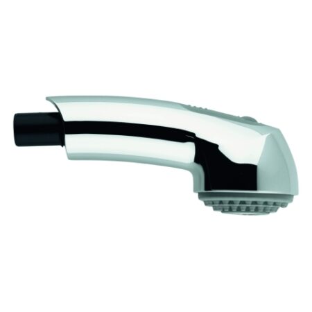 GROHE Spülbrause 46312, Umstellung: Mousseur/Brausestrahl, automatische Rückstellung auf Mousseur, für Spültischbatterien, 33 727, 33 707, 33 933, chrom/fehgrau
