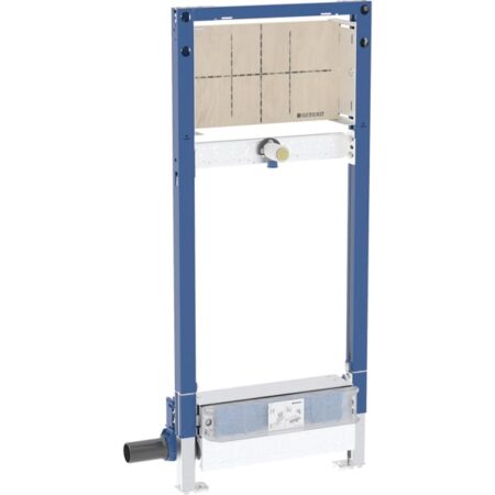 Geberit Duofix Element für Dusche, 130 cm, mit Wandablauf, Wandarmatur Unterputz, für Estrichhöhe am Einlauf 90–250 mm