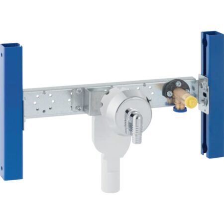 Geberit Duofix Traversenelement für Waschmaschine, Wandarmatur Aufputz, mit UP-Siphon