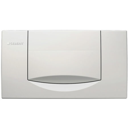 GE Betaetigungsplatte Jazzline, S/S Kunststoff, weiss