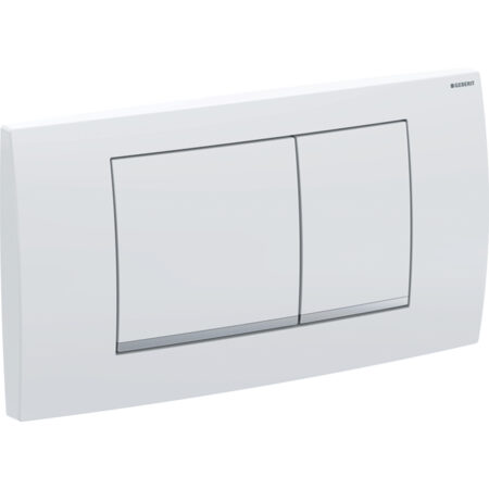 GE Betaetigungspl. Twinline30 2-Mengen mattchrom/glanzchrom/mattchrom