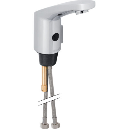 GE WT-Standarmatur Typ185 Batterie mit Mischer und Griff, verchromt