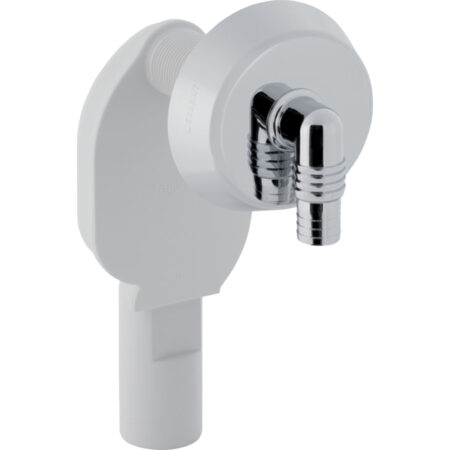GE UP Siphon fuer Geraete 1 Anschluss, Abdeckrosette chrom