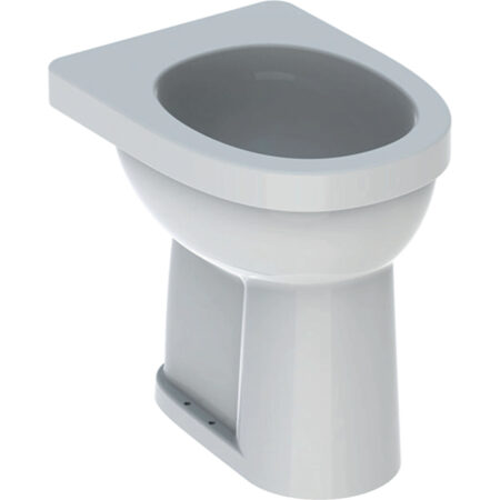 Geberit Renova Comfort Stand-WC weiss BF Flachspueler, erhoeht, Abgang vertikal