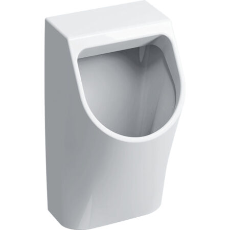 Geberit Renova Plan Urinal Zulauf von hinten, Abgang nach hinten: T=30cm, Abgang=nach hinten, Zulauf=hinten, gesteckt, weiß