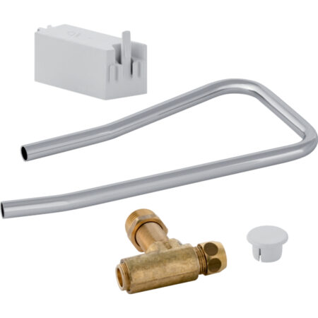 GE Umbauset fuer Wasseranschluss hinten Mitte zu AP140 weiss