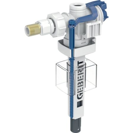 Geberit Typ 383 Füllventil Wasseranschluss seitlich, 3/8", Nippel aus Messing