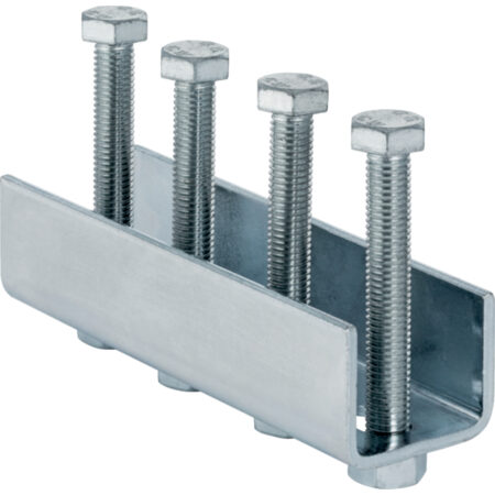 GE Pluvia Verbindungselement MPC massiv fuer Pluviaschiene, verzinkt, L18,4cm