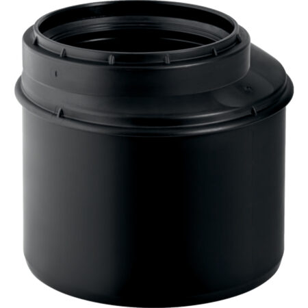 GE Silent-PP Reduktion d90/75mm, exzentrisch, kurz