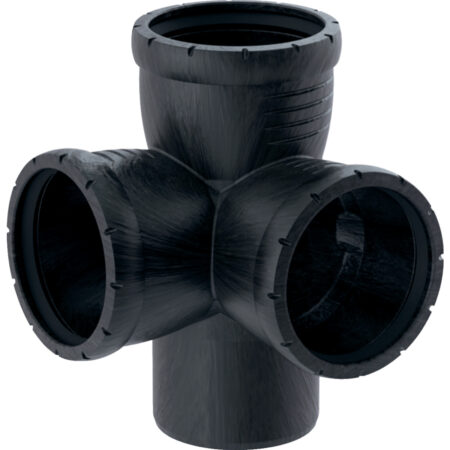 GE Silent-Pro Eckabzweiger 87,5 Gr. d110/90/90mm