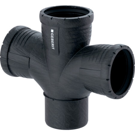 GE Silent-Pro Bogenabzweiger zweifach 87,5 Gr. d110/110/110mm