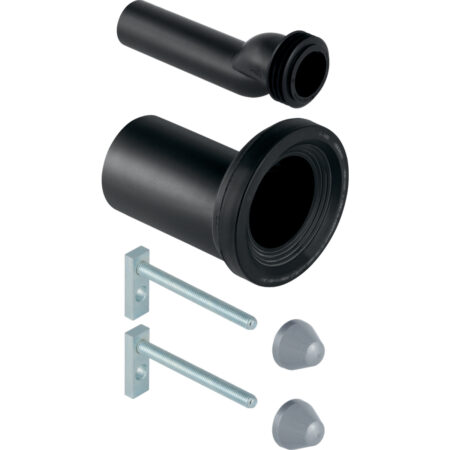 GE Anschlussset Wand-WC d90mm, gekroepft, etagiert 2,5cm