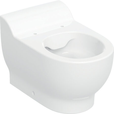 Geberit Bambini Stand-WC für Kinder, Tiefspüler, Rimfree, für WC-Sitz: T=53cm, weiß