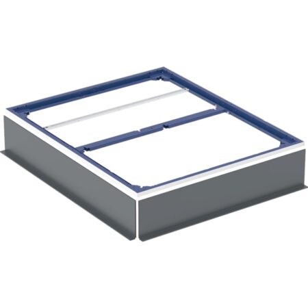 Geberit Duofix Installationsrahmen für Duschfläche 110–140 cm, für sieben Füße: 120x100cm,