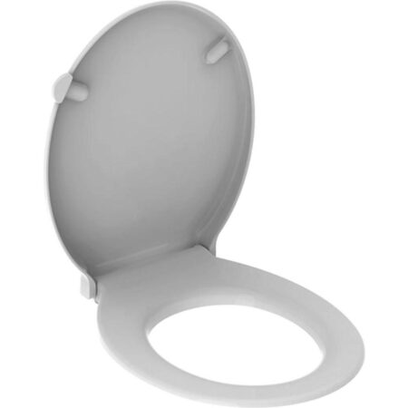Geberit Renova Comfort WC-Sitz barrierefrei, antibakteriell, Befestigung von unten: Absenkautomatik=nein, Befestigung=von unten, weiß