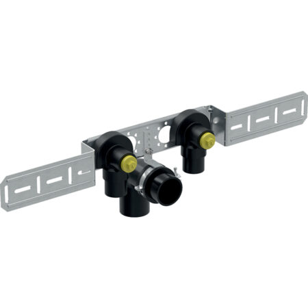 GE Mepla Anschlusswinkel, vormontiert zweifach, d20 x Rp1/2, AD15,3cm, Set