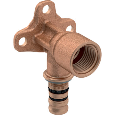 GE Mepla Anschlusswinkel einfach, 90 Gr. d26mm x Rp3/4, L5,2cm