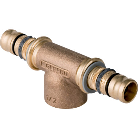 GE Mepla T-Stueck IG Rotguss d40mm x Rp3/4 x 40mm