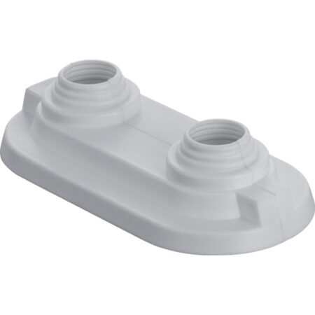 GE Mepla Therm Doppelrosette weiss d16/20mm