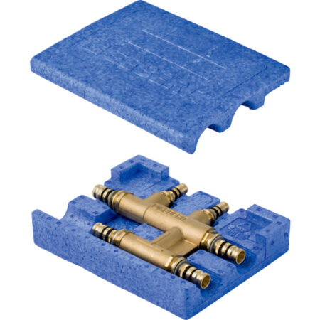 GE Mepla Kreuzungs-T-Stueck mit Box d20 x 16 x 20mm, MS
